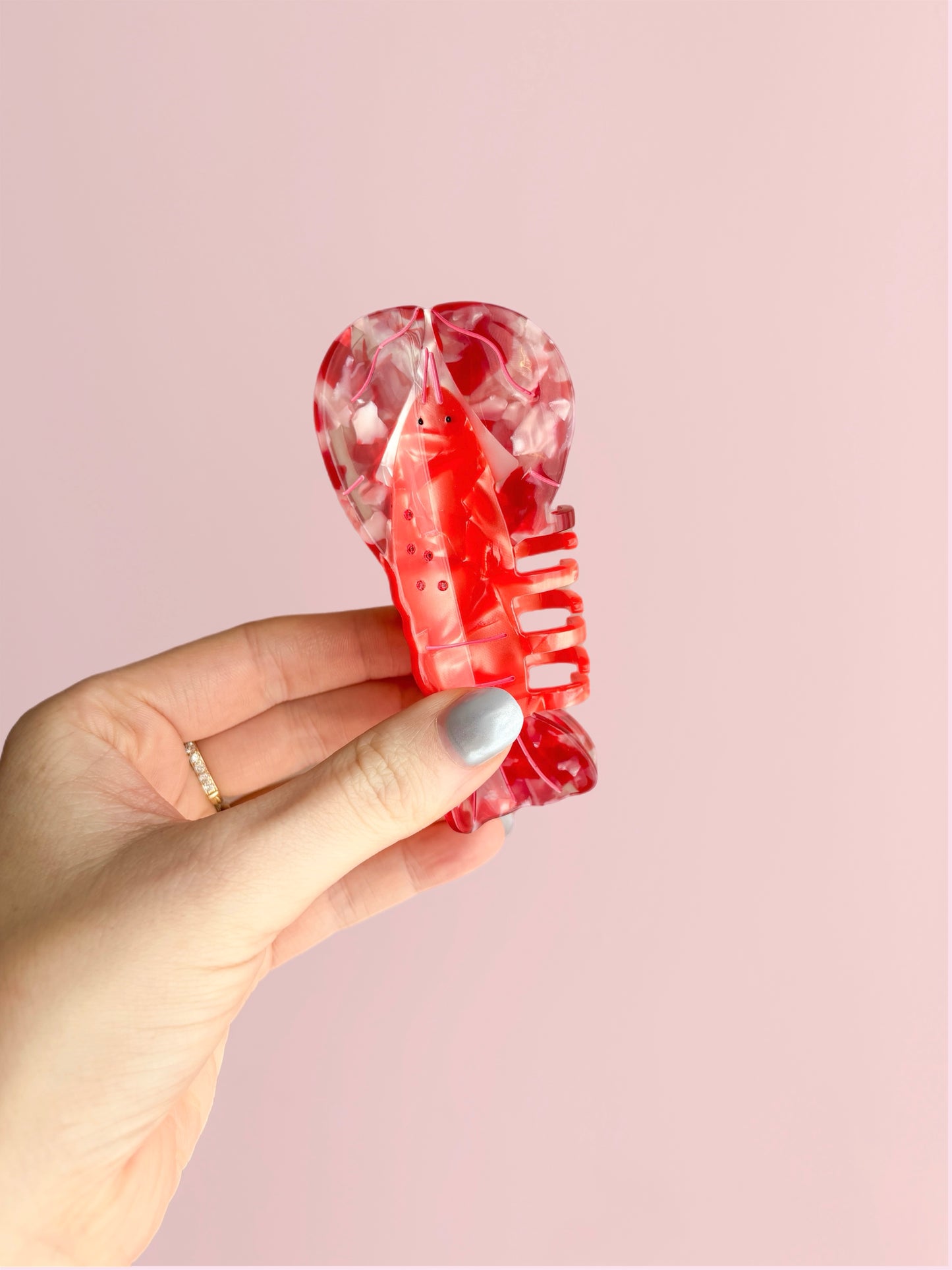 Lobster Claw Clip // Cellulose Acetate