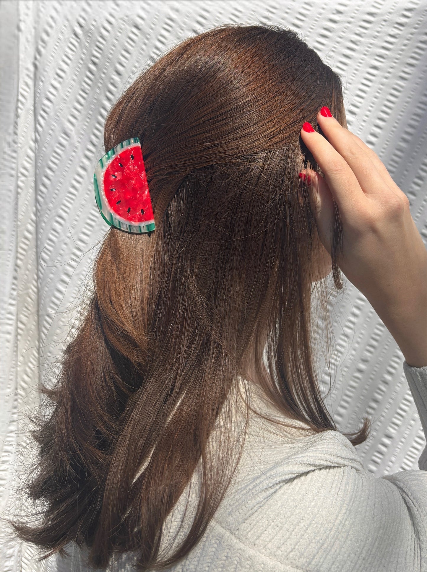 Watermelon Claw Clip // Cellulose Acetate