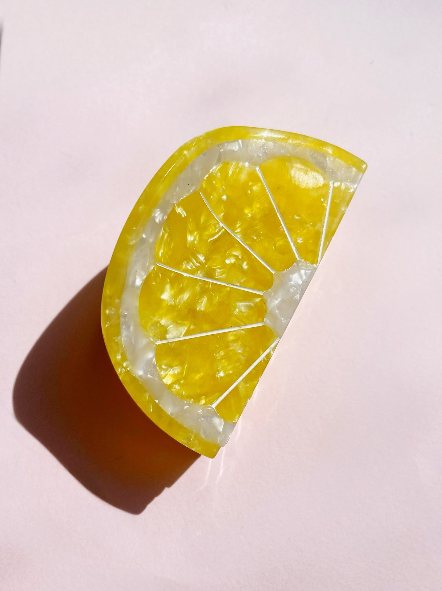 Lemon Claw Clip