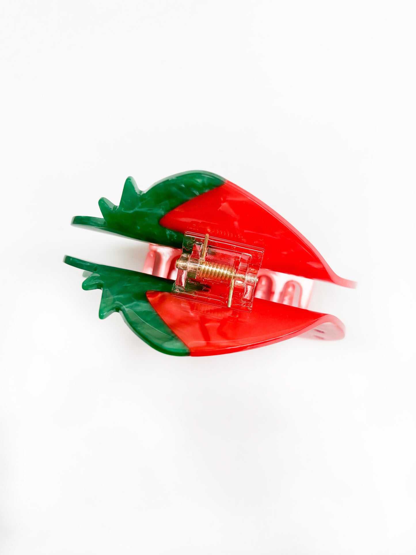 Strawberry Claw Clip // Cellulose Acetate