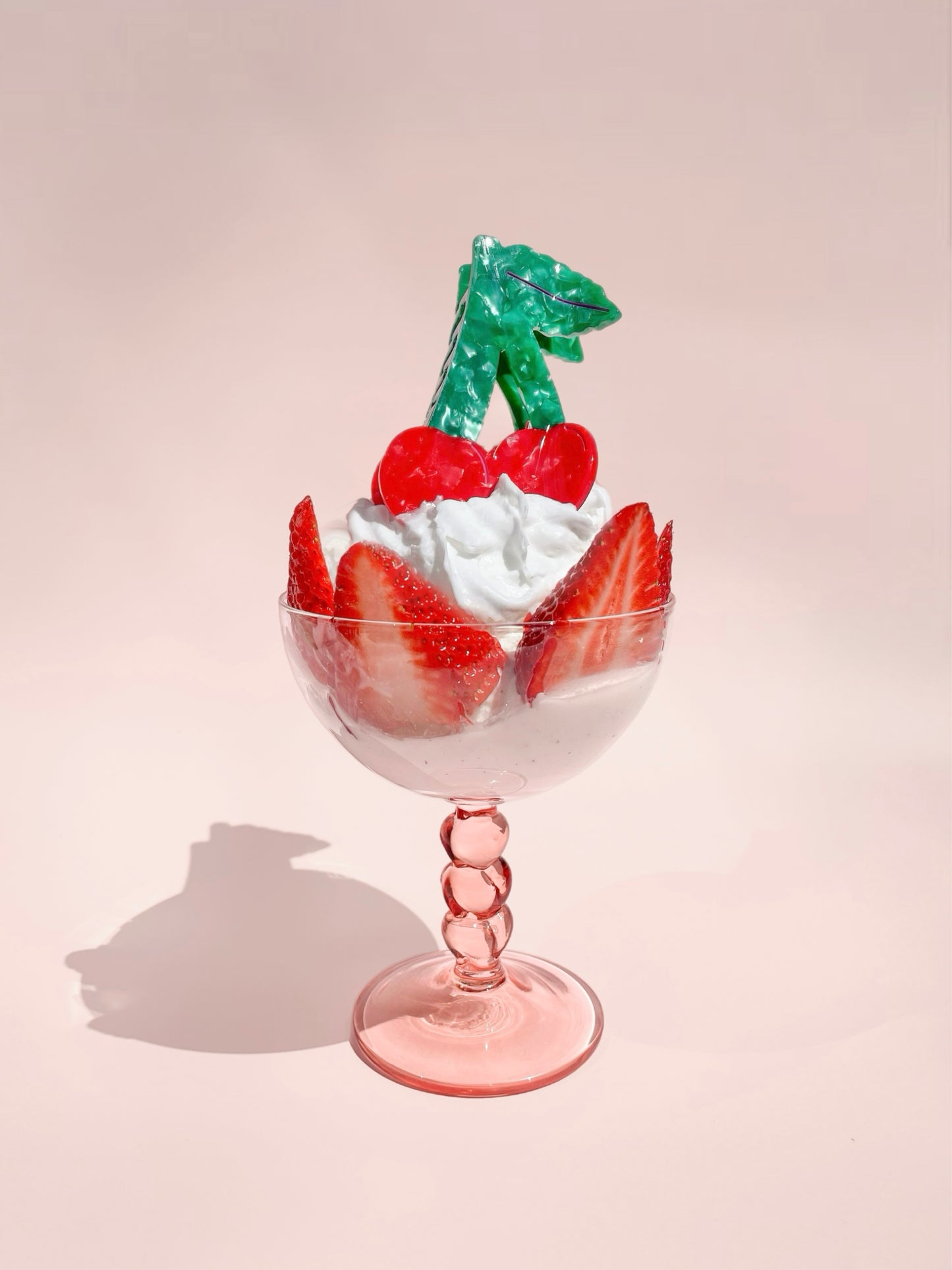 Cherry Claw Clip // Cellulose Acetate