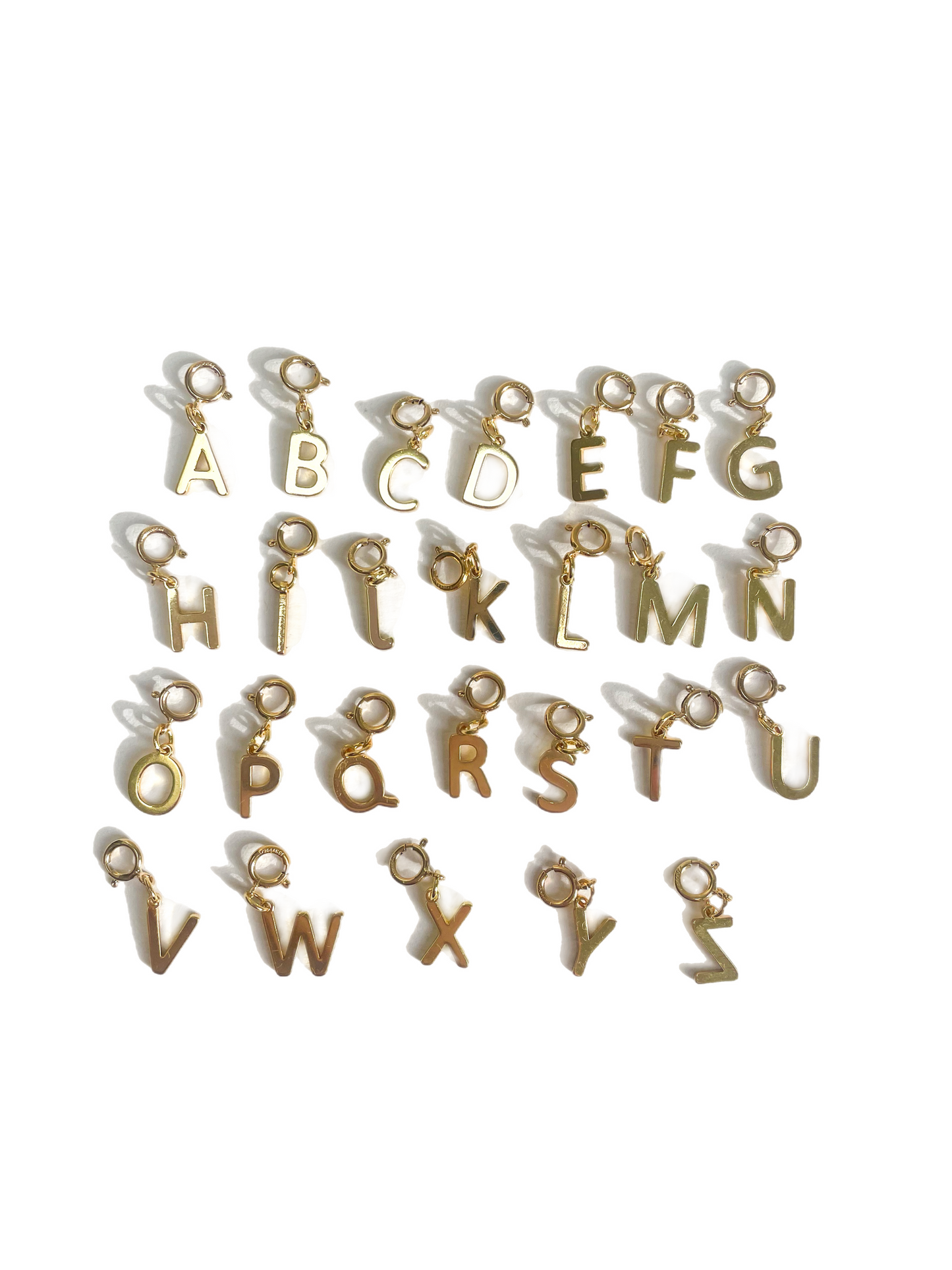Gold Filled Charms // ABC’s