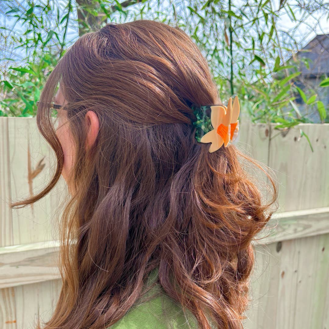 Daffodil Claw Clip