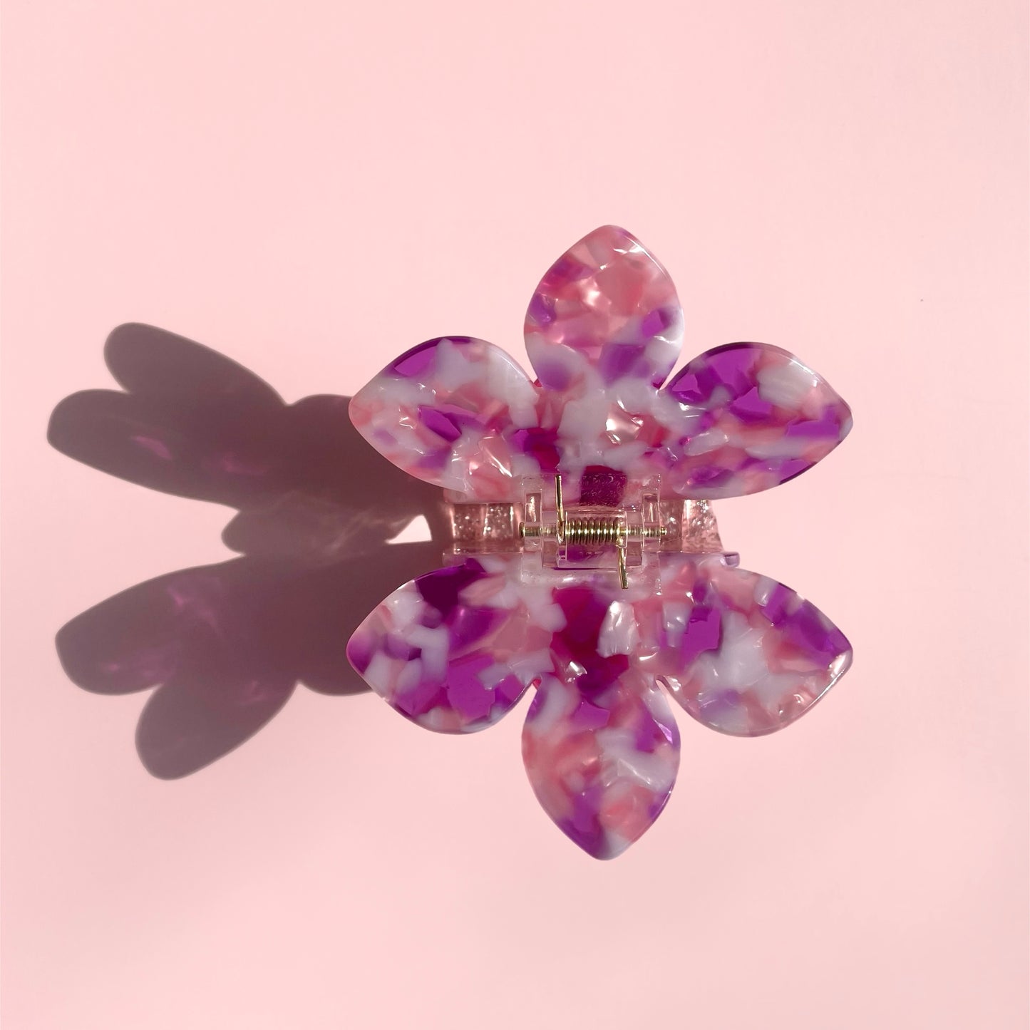 Orchid Claw Clip // Cellulose Acetate