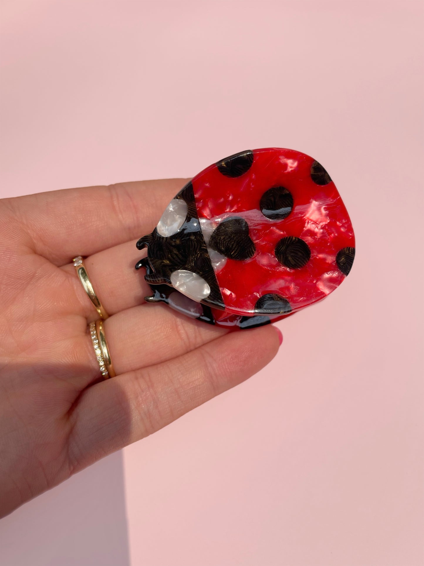Ladybug Claw Clip