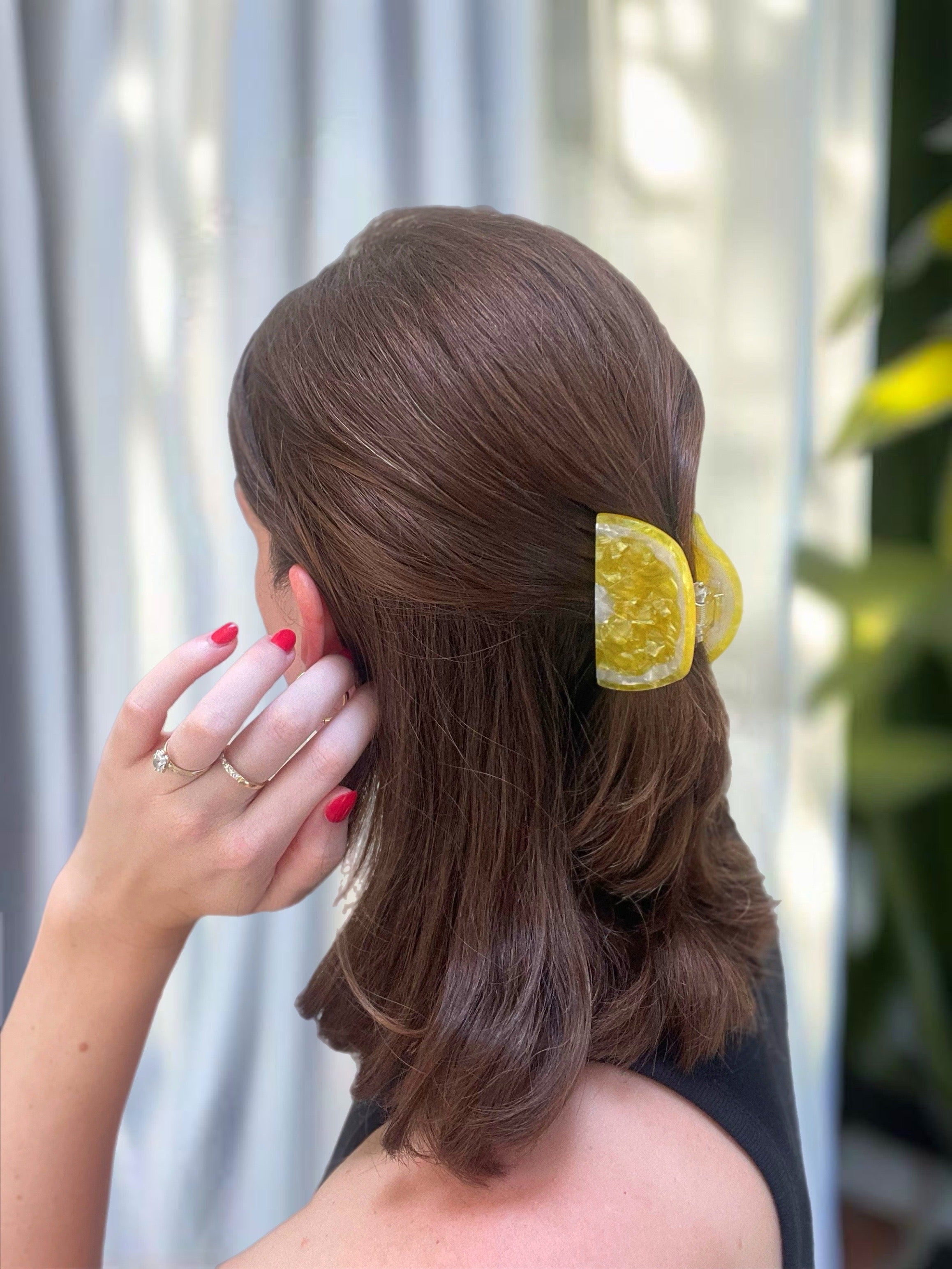Lemon Claw Clip