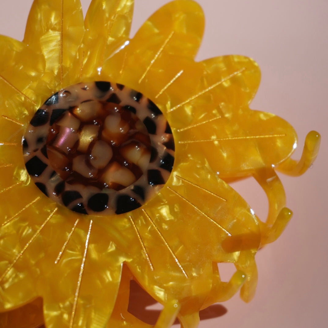Sunflower Claw Clip