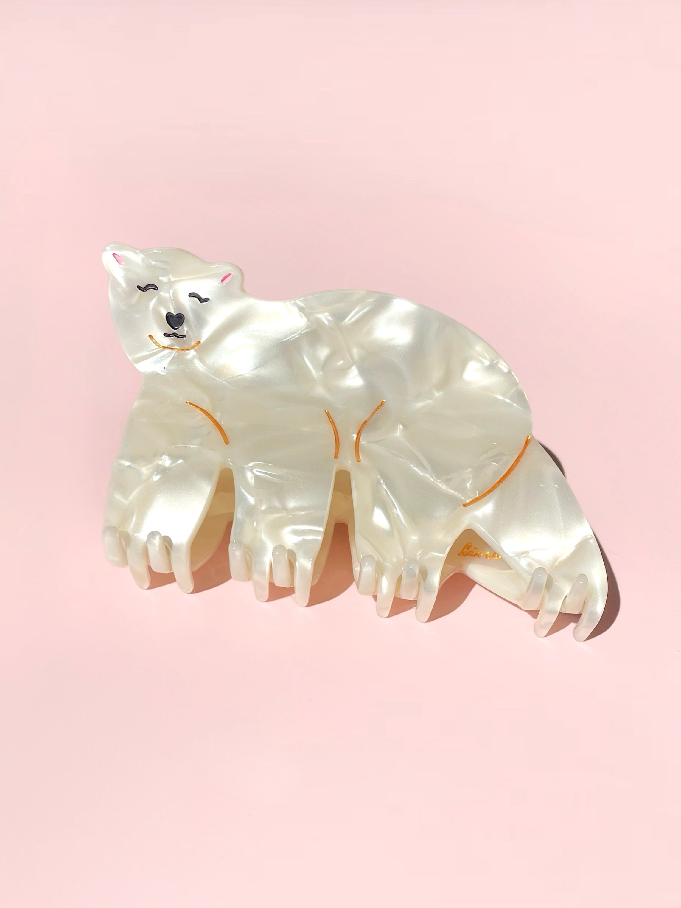 Polar Bear Claw Clip