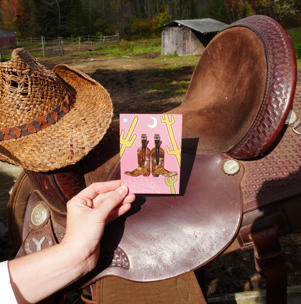 Cowboy Boot Creaseless Clips