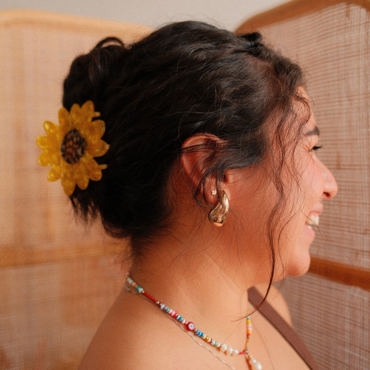 Sunflower Claw Clip
