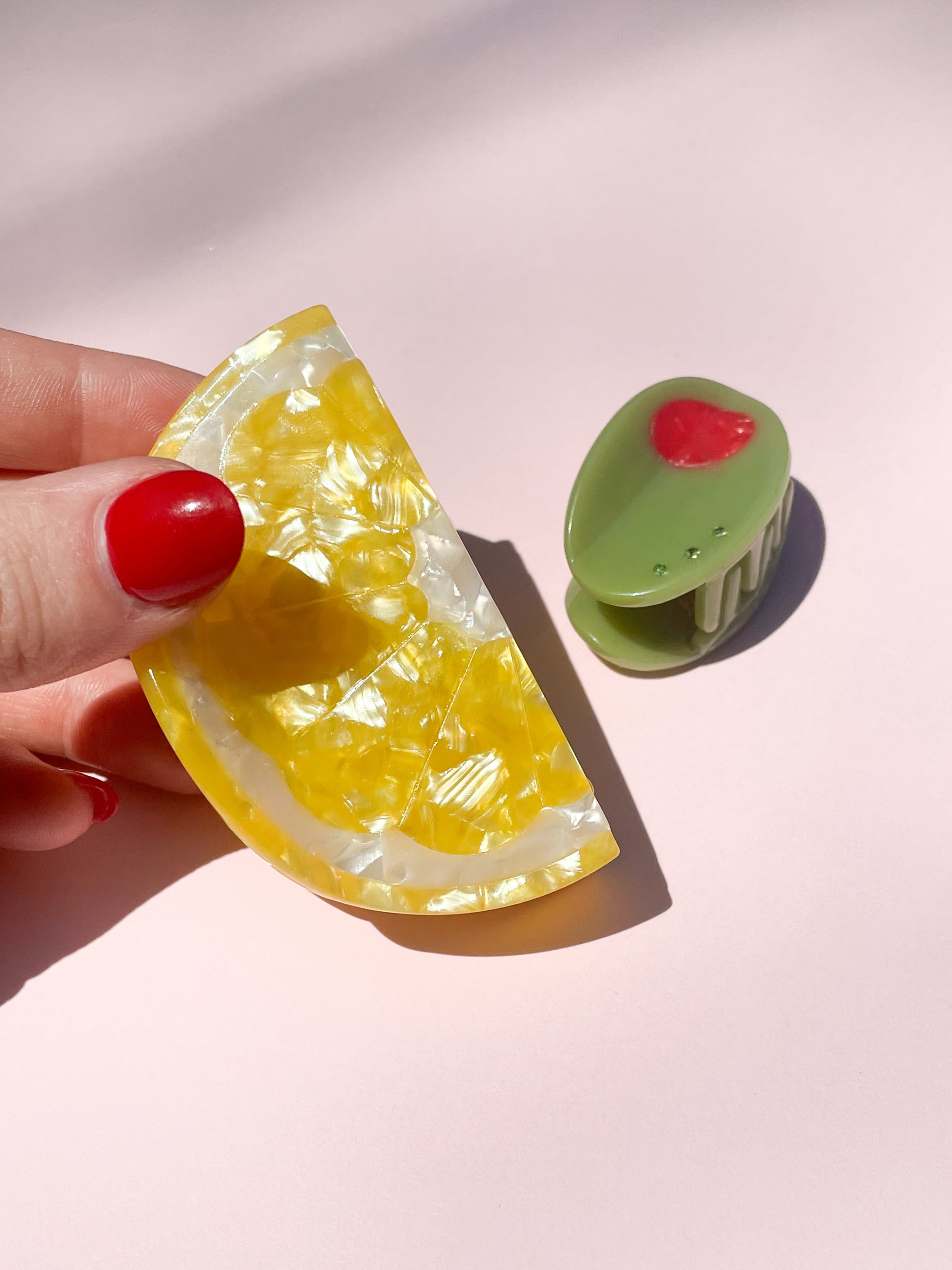Lemon Claw Clip