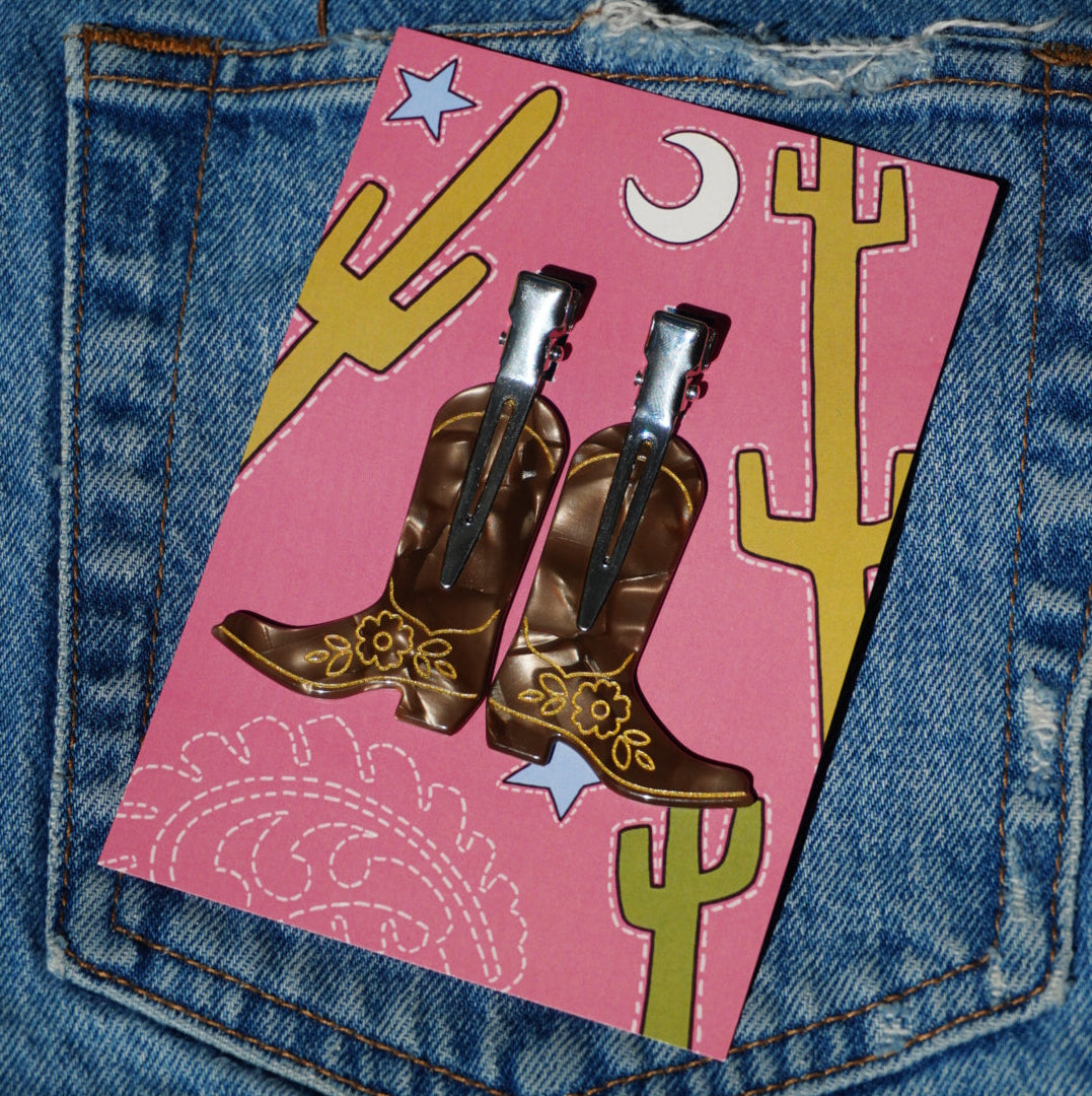 Cowboy Boot Creaseless Clips