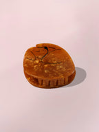Brown Sleeping Dog Claw Clip