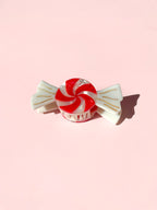 Peppermint Candy Claw Clip