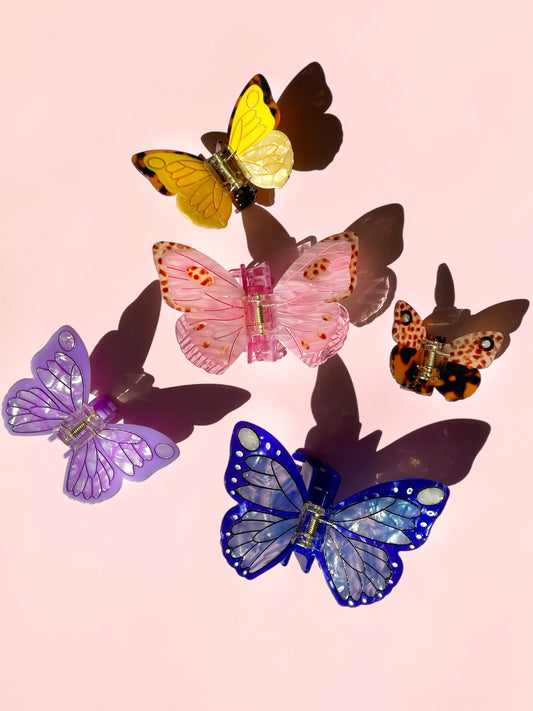 Butterfly Claw Clip // Cellulose Acetate