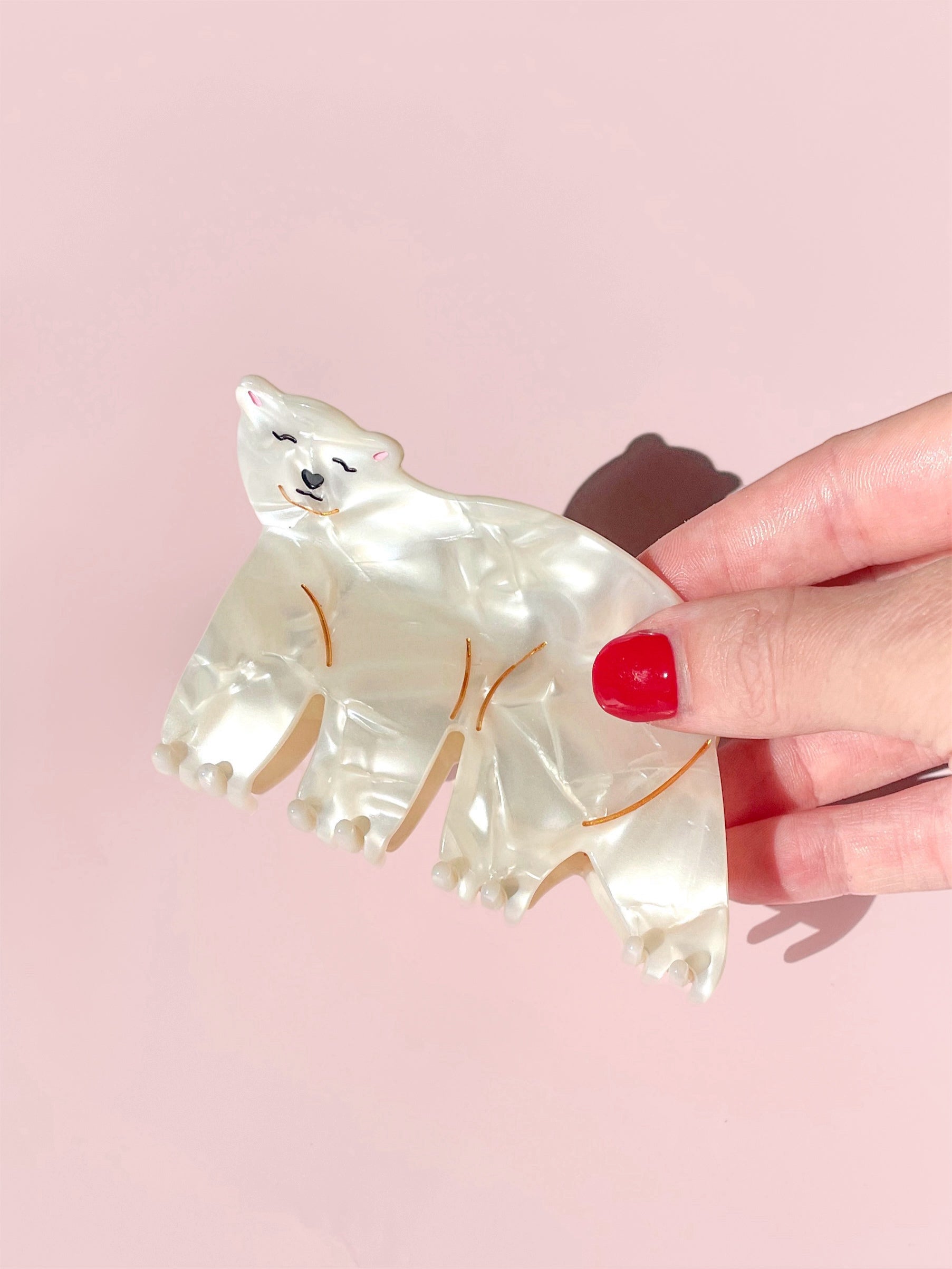 Polar Bear Claw Clip