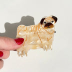 Pug Dog Claw Clip