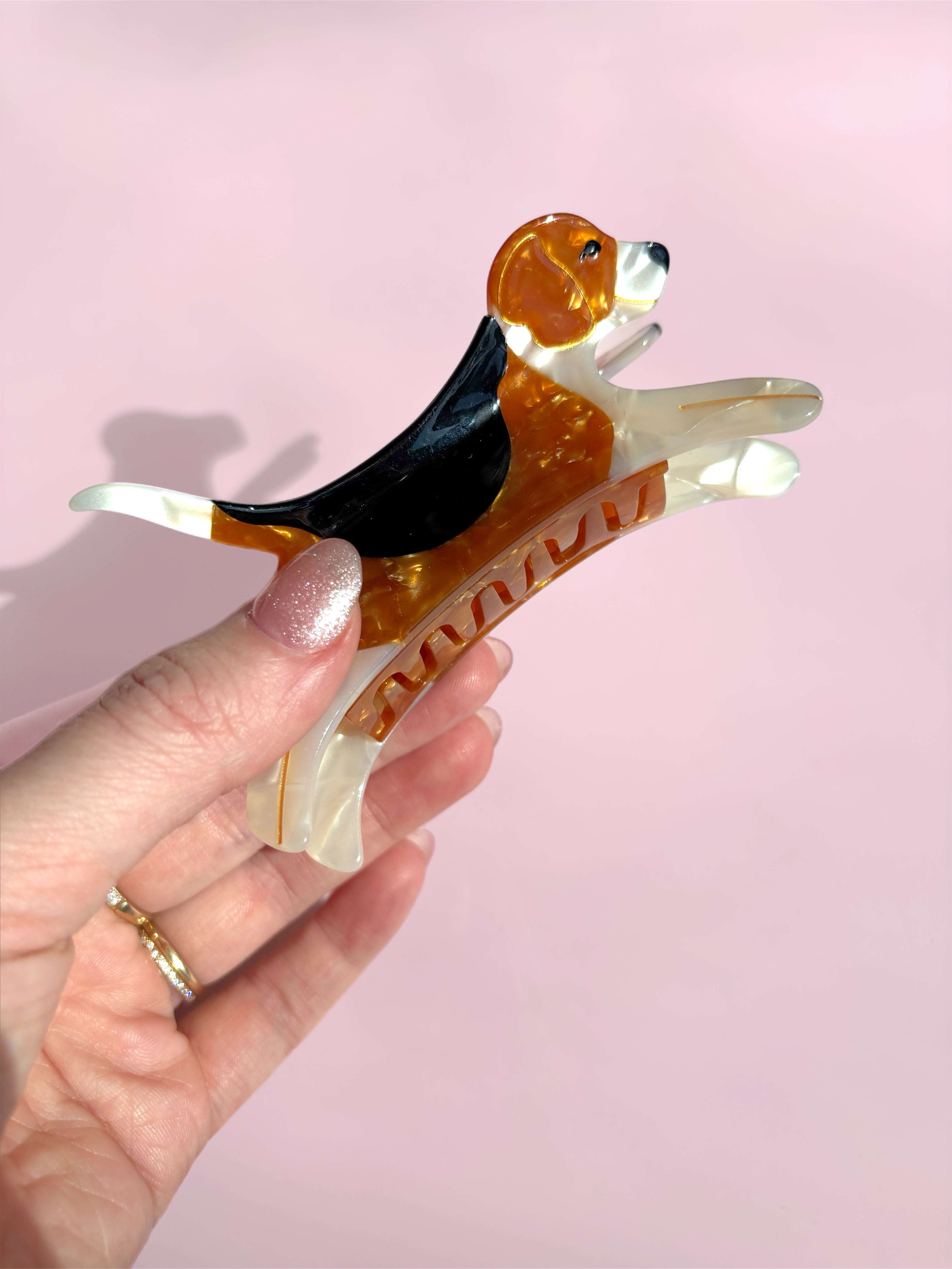 Beagle Dog Claw Clip