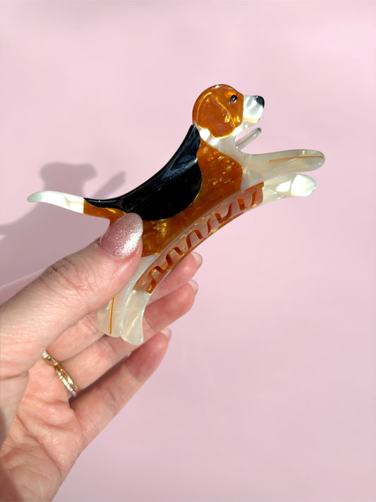 Beagle Dog Claw Clip