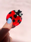 Ladybug Claw Clip