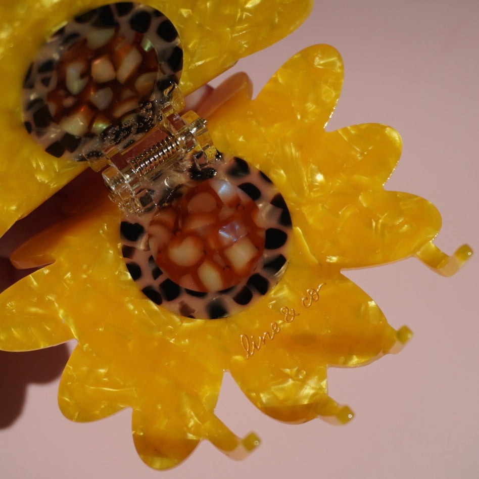 Sunflower Claw Clip