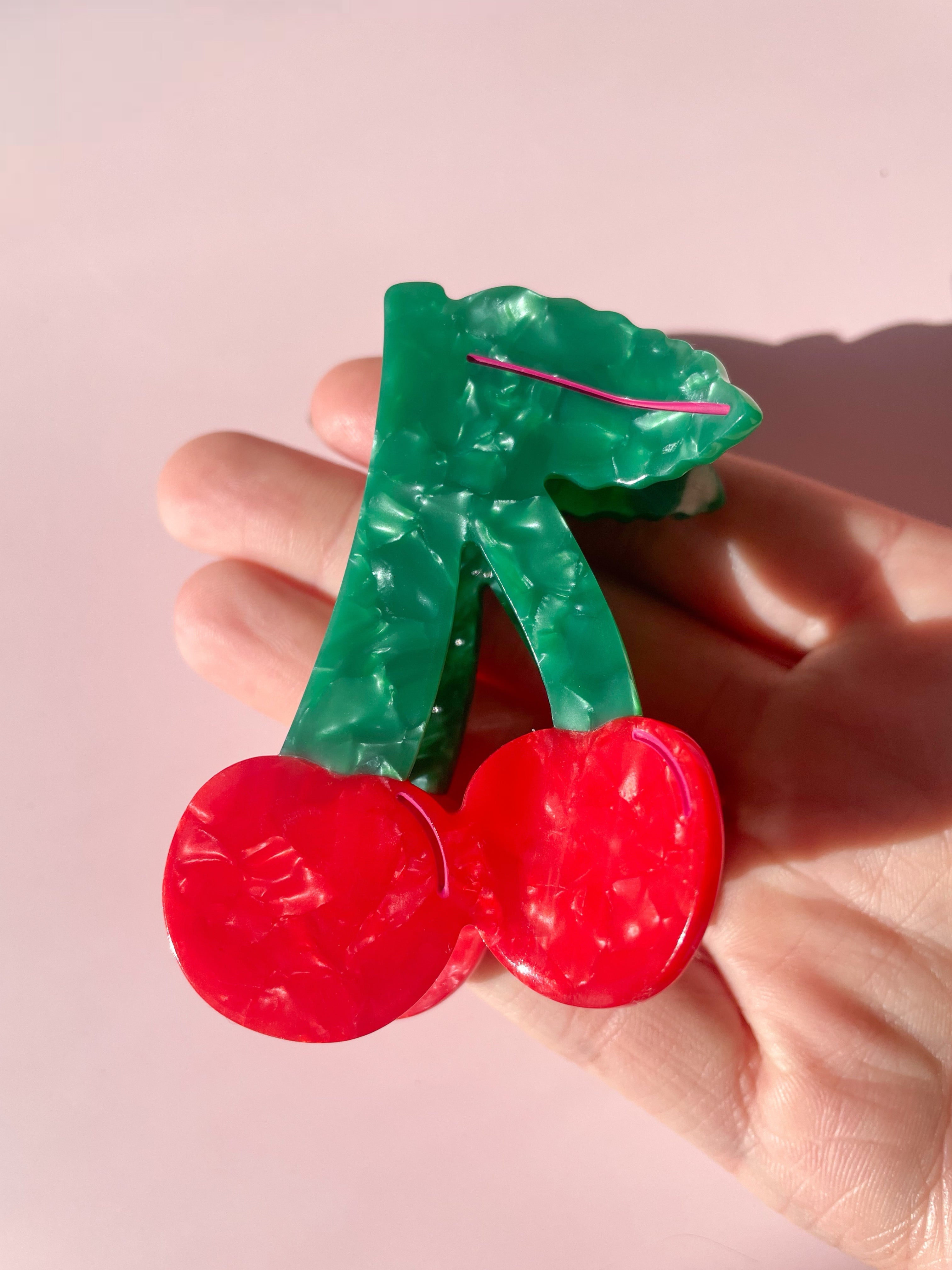 Cherry Claw Clip