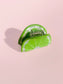 Lime Claw Clip // Cellulose Acetate