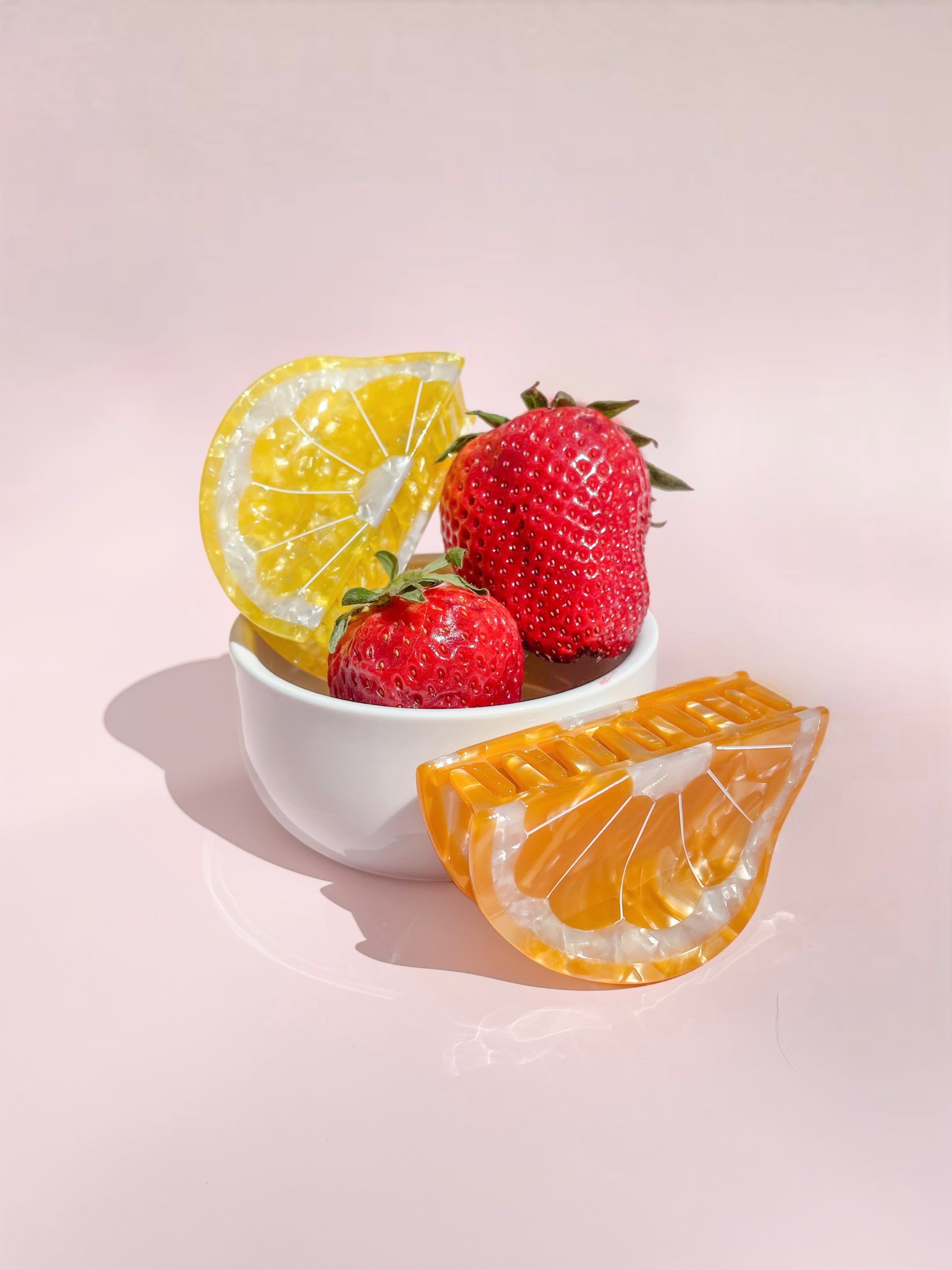 Lemon Claw Clip