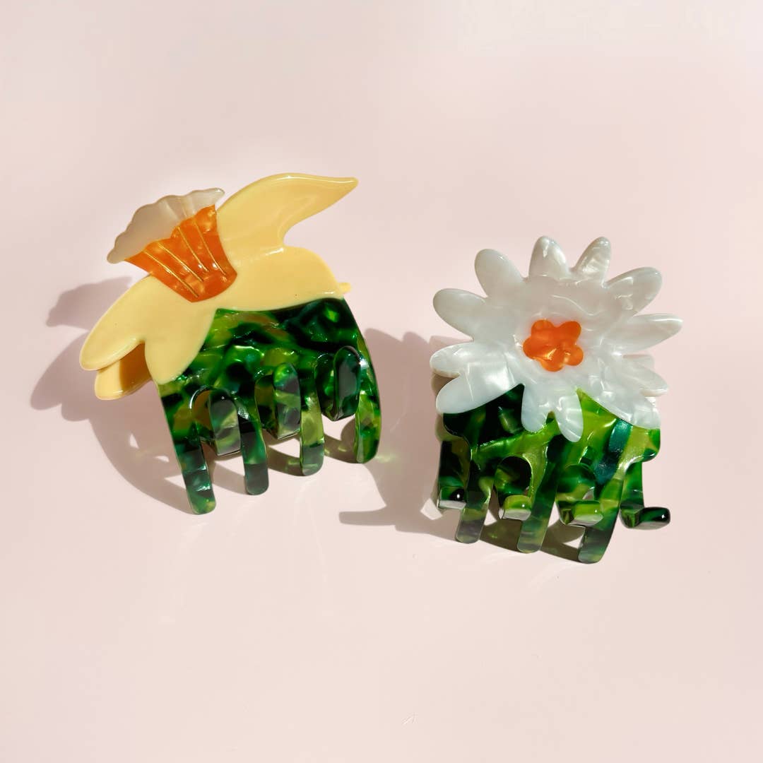 Daffodil Claw Clip