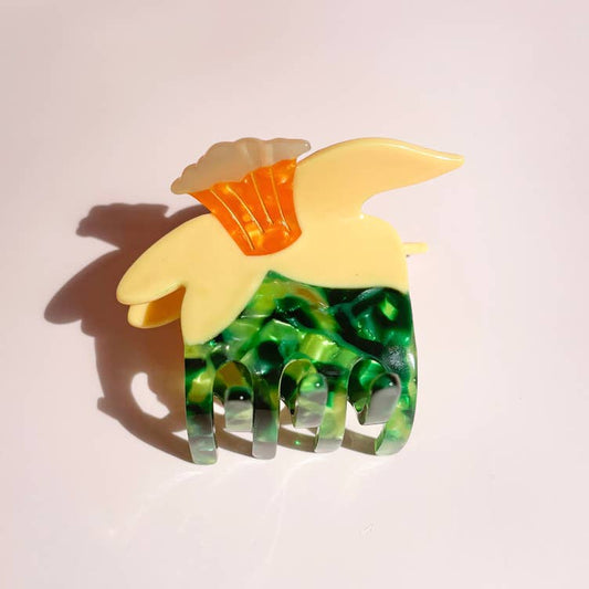 Daffodil Claw Clip