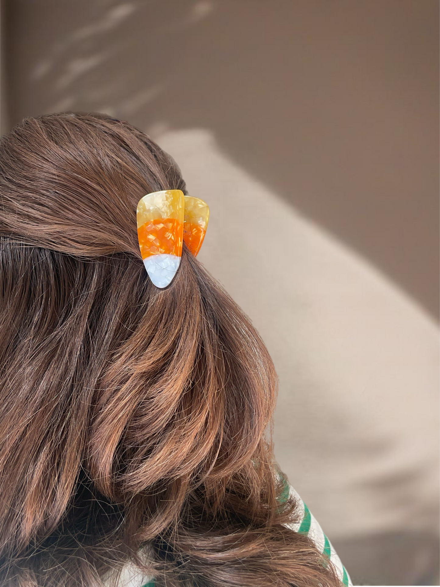 Candy Corn Claw Clip