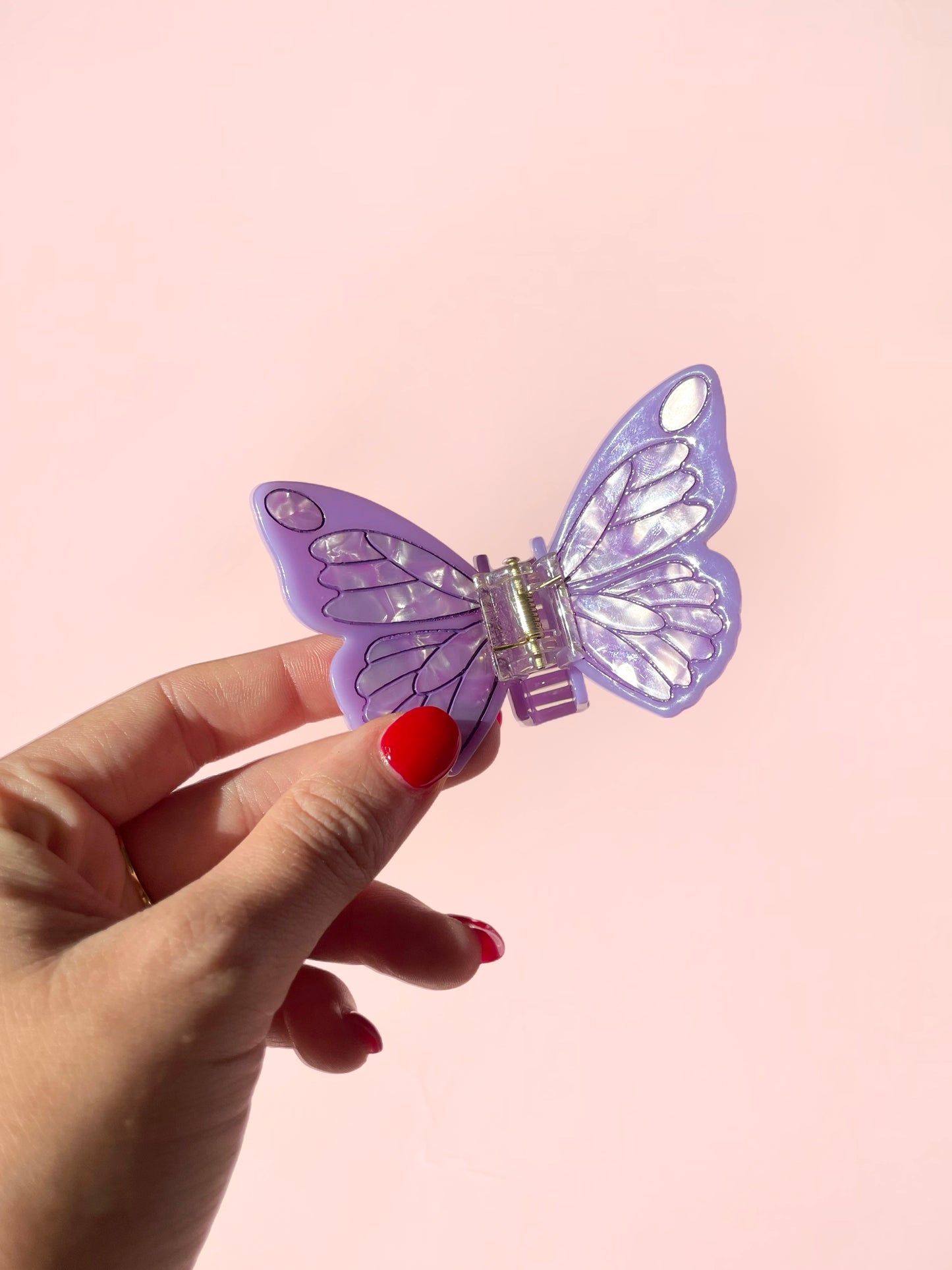 Butterfly Claw Clip // Cellulose Acetate