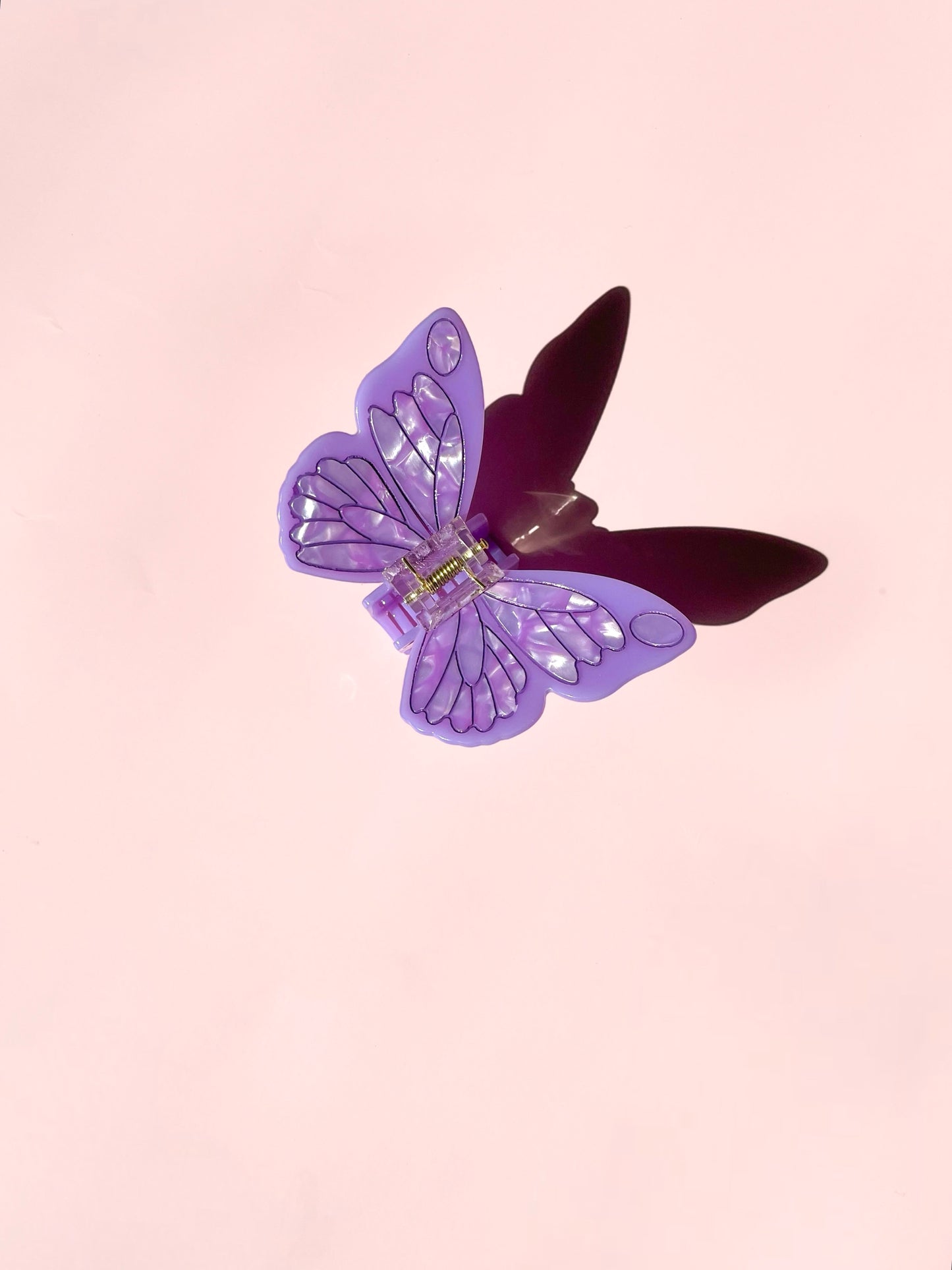 Butterfly Claw Clip // Cellulose Acetate