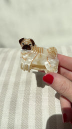Pug Dog Claw Clip